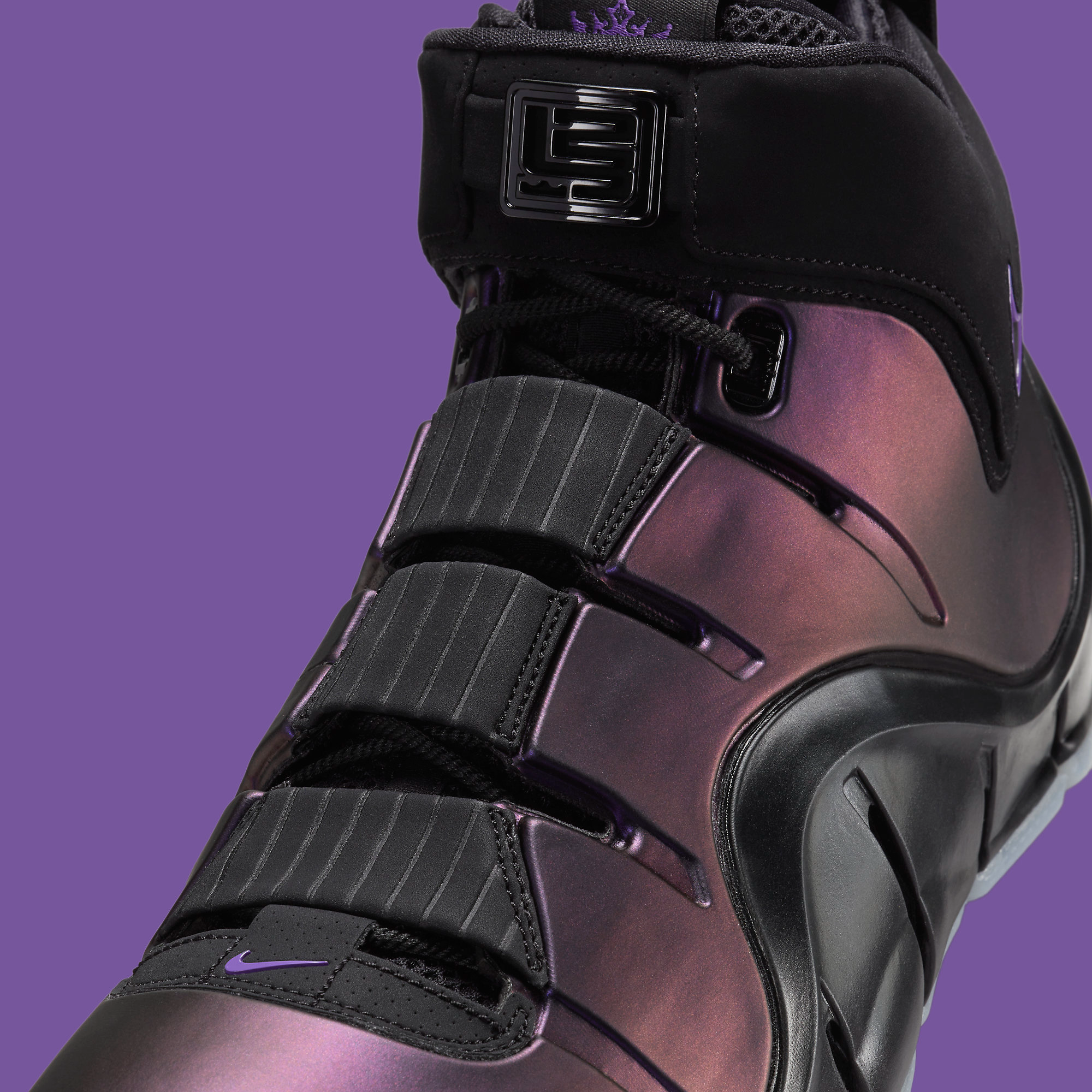 The Nike LeBron 4 Eggplant Releases On May 8th House of Heat